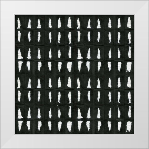 Aquarelle Black and White VI White Modern Wood Framed Art Print by Green, Nancy