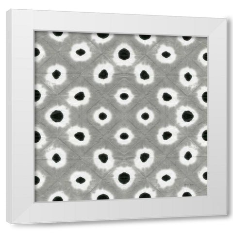 Aquarelle Black and White VII White Modern Wood Framed Art Print by Green, Nancy