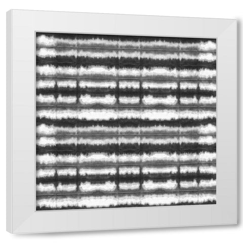 Aquarelle Black and White XI White Modern Wood Framed Art Print by Green, Nancy