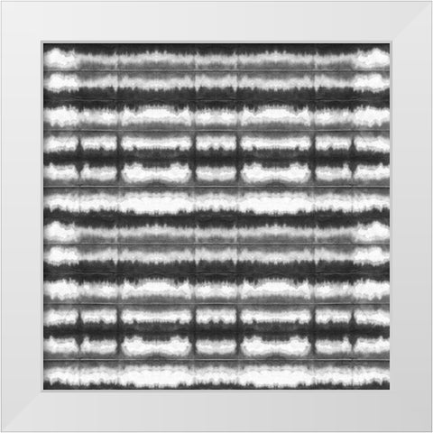 Aquarelle Black and White XI White Modern Wood Framed Art Print by Green, Nancy