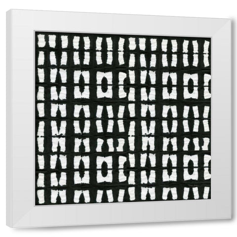 Aquarelle Black and White XII White Modern Wood Framed Art Print by Green, Nancy