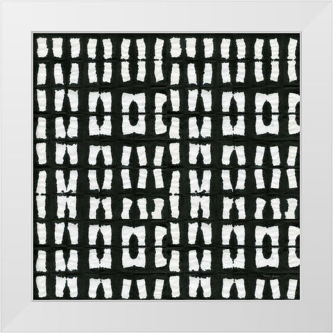 Aquarelle Black and White XII White Modern Wood Framed Art Print by Green, Nancy