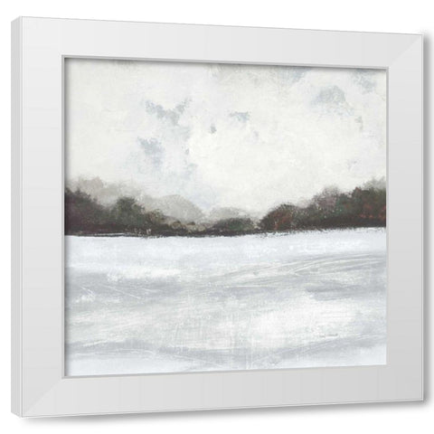 This Place IV Neutral White Modern Wood Framed Art Print by Warrick, Cheryl