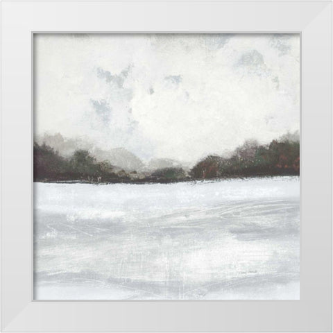 This Place IV Neutral White Modern Wood Framed Art Print by Warrick, Cheryl