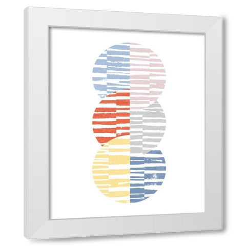 Meditate I Bright White Modern Wood Framed Art Print by Hershey, Moira