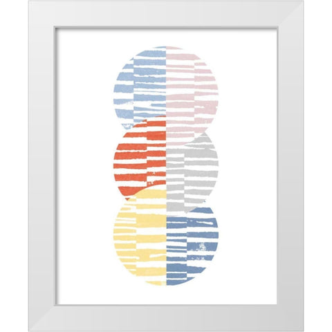 Meditate I Bright White Modern Wood Framed Art Print by Hershey, Moira