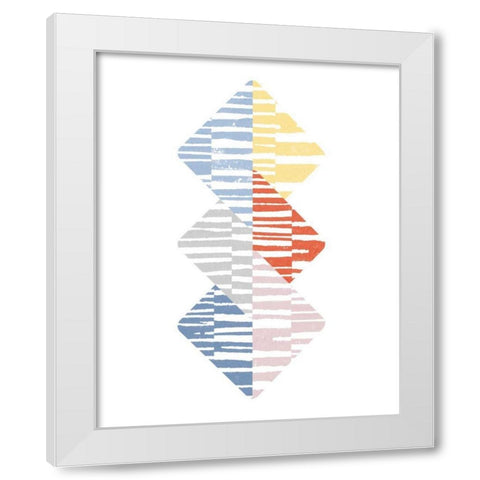 Meditate II Bright White Modern Wood Framed Art Print by Hershey, Moira