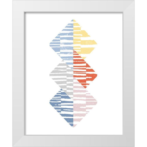 Meditate II Bright White Modern Wood Framed Art Print by Hershey, Moira