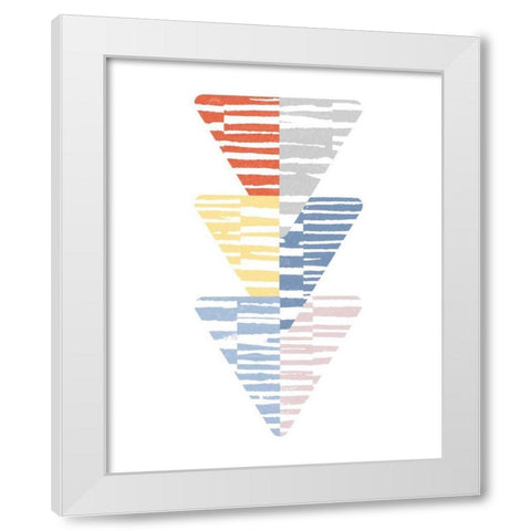 Meditate III Bright White Modern Wood Framed Art Print by Hershey, Moira