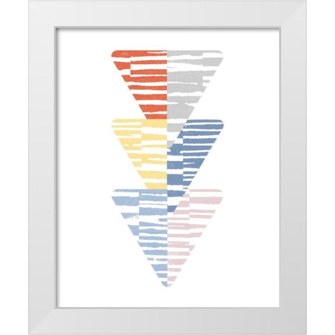 Meditate III Bright White Modern Wood Framed Art Print by Hershey, Moira