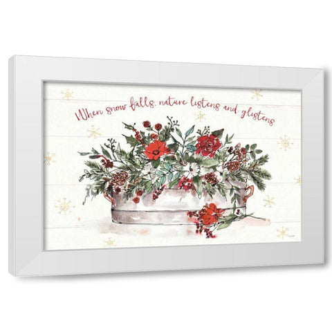 Lighthearted Holiday I White Modern Wood Framed Art Print by Tavoletti, Anne