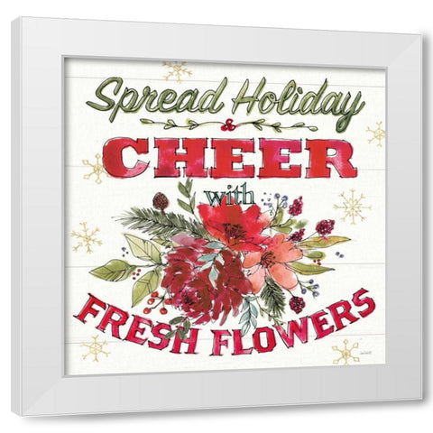 Lighthearted Holiday VI White Modern Wood Framed Art Print by Tavoletti, Anne