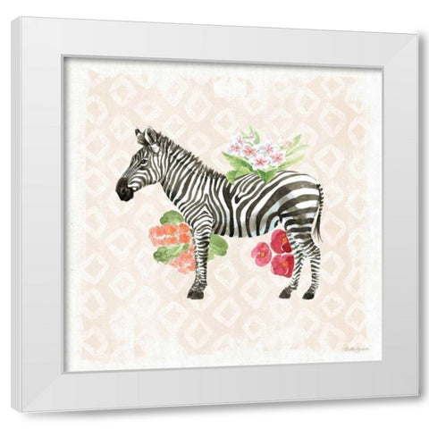 From the Jungle V White Modern Wood Framed Art Print by Grove, Beth