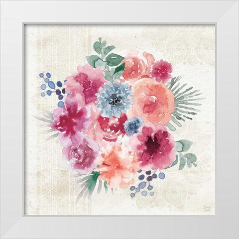 Bohemian Vibes IV White Modern Wood Framed Art Print by June, Dina