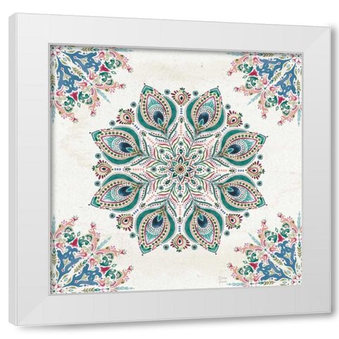 Bohemian Vibes VI White Modern Wood Framed Art Print by June, Dina