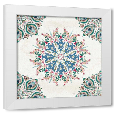 Bohemian Vibes VII White Modern Wood Framed Art Print by June, Dina