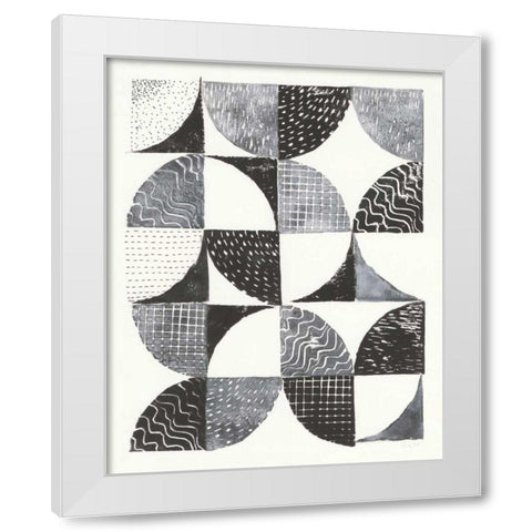 Night Sky II White Modern Wood Framed Art Print by Prahl, Courtney