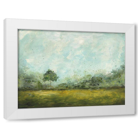 Spring Walk White Modern Wood Framed Art Print by Prahl, Courtney