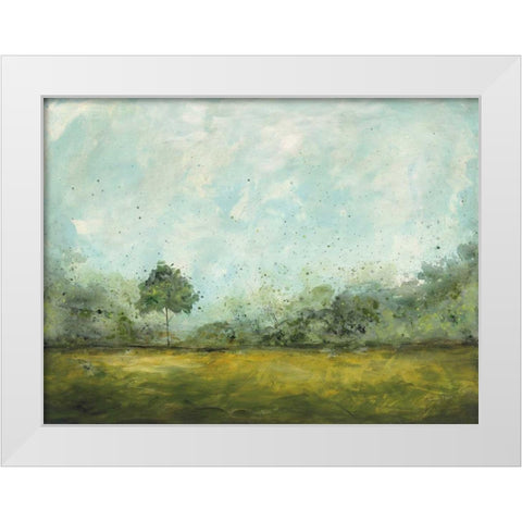 Spring Walk White Modern Wood Framed Art Print by Prahl, Courtney
