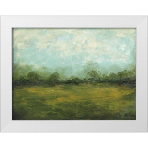 Meadows Edge White Modern Wood Framed Art Print by Prahl, Courtney