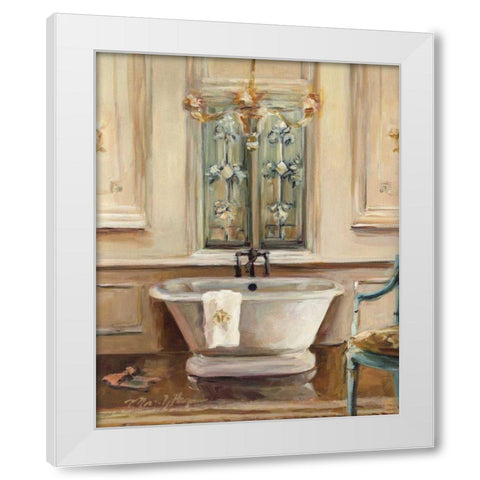 Classical Bath III - Wag White Modern Wood Framed Art Print by Hageman, Marilyn