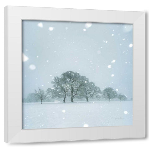 Winter Landscape I White Modern Wood Framed Art Print by Eichman, Andre