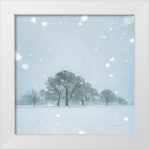 Winter Landscape I White Modern Wood Framed Art Print by Eichman, Andre