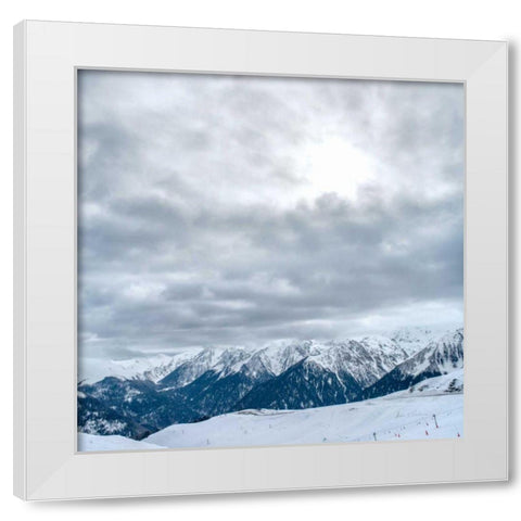 What a View White Modern Wood Framed Art Print by Eichman, Andre