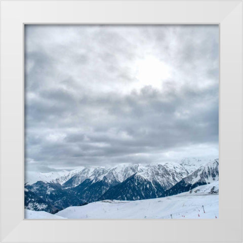 What a View White Modern Wood Framed Art Print by Eichman, Andre