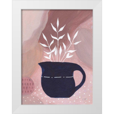 Sweet Love III White Modern Wood Framed Art Print by Mack, Lynn