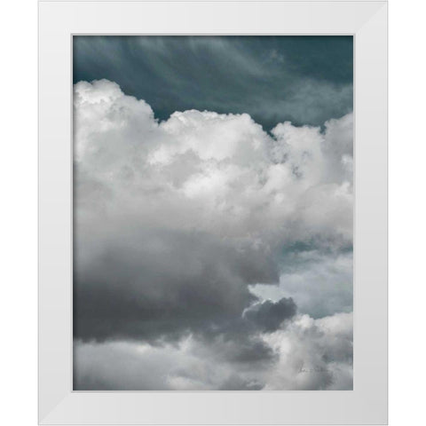 Clouds III Bright Crop I White Modern Wood Framed Art Print by Eichman, Andre