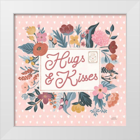 Love Letters VI White Modern Wood Framed Art Print by Marshall, Laura