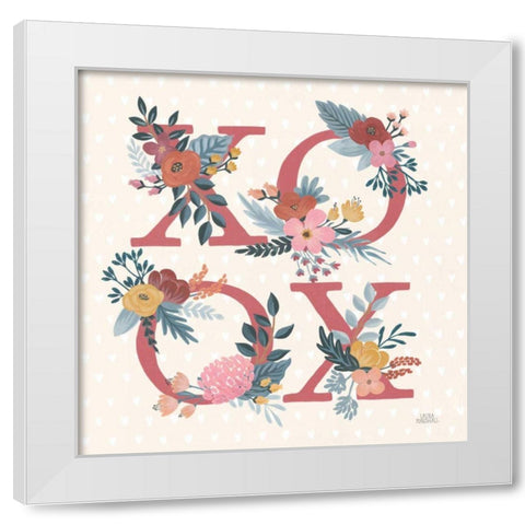 Love Letters VIII White Modern Wood Framed Art Print by Marshall, Laura