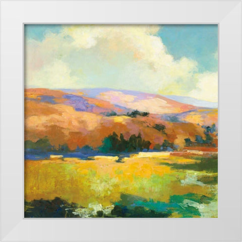 Daybreak Valley II White Modern Wood Framed Art Print by Purinton, Julia
