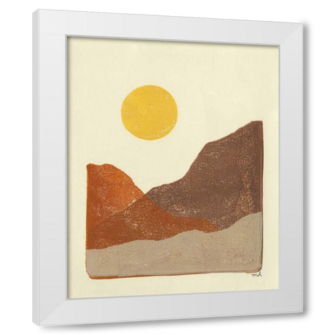 Sedona I White Modern Wood Framed Art Print by Hershey, Moira