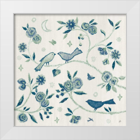 My Bohemian Life IV Navy White Modern Wood Framed Art Print by Brissonnet, Daphne