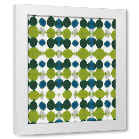 Watermark II Blue Green White Modern Wood Framed Art Print by Green, Nancy