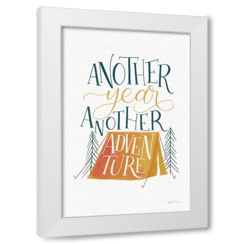 Adventure White Modern Wood Framed Art Print by Thorns, Becky