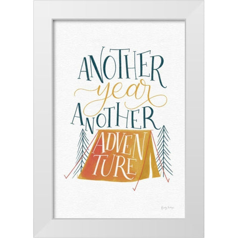 Adventure White Modern Wood Framed Art Print by Thorns, Becky