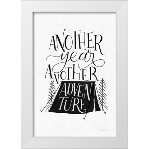 Adventure BW White Modern Wood Framed Art Print by Thorns, Becky
