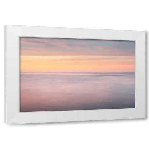 Whitefish Point Sky White Modern Wood Framed Art Print by Majchrowicz, Alan