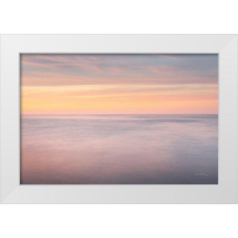 Whitefish Point Sky White Modern Wood Framed Art Print by Majchrowicz, Alan