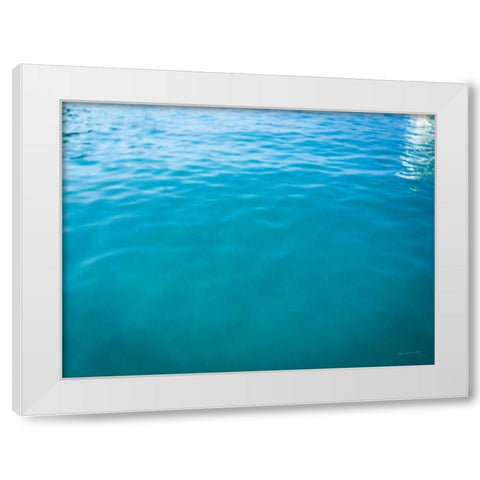 The Calm White Modern Wood Framed Art Print by Goldstein, Ed