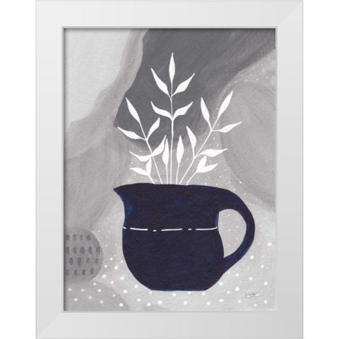 Sweet Love III Gray White Modern Wood Framed Art Print by Mack, Lynn