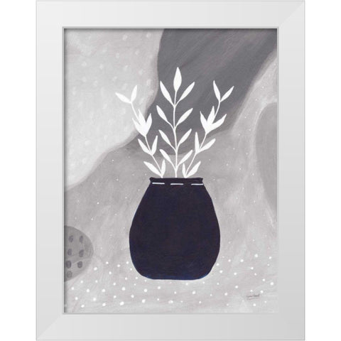 Sweet Love IV Gray White Modern Wood Framed Art Print by Mack, Lynn