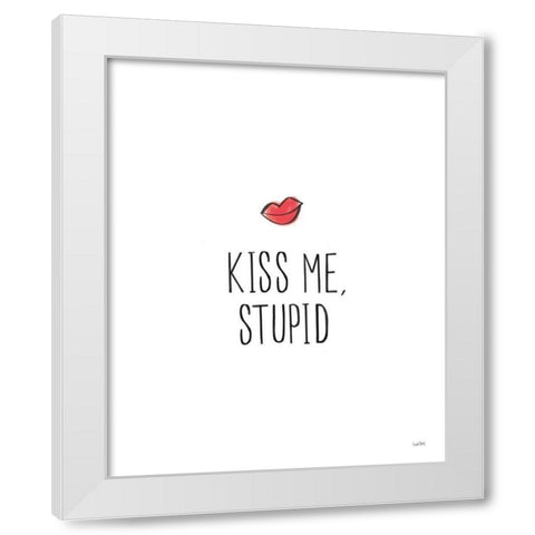Valentines I White Modern Wood Framed Art Print by York, Leah