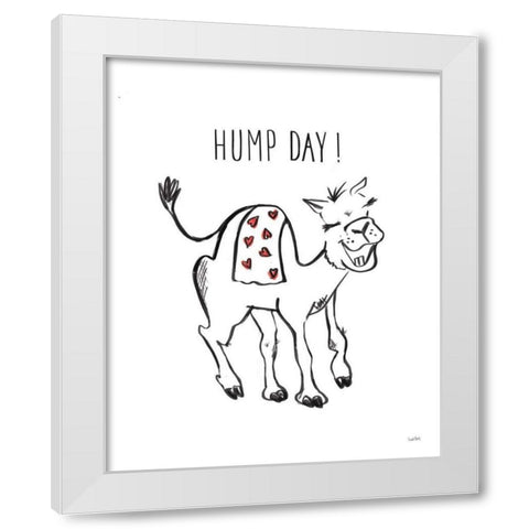 Valentines IV White Modern Wood Framed Art Print by York, Leah