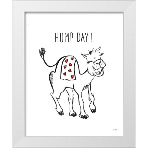 Valentines IV White Modern Wood Framed Art Print by York, Leah