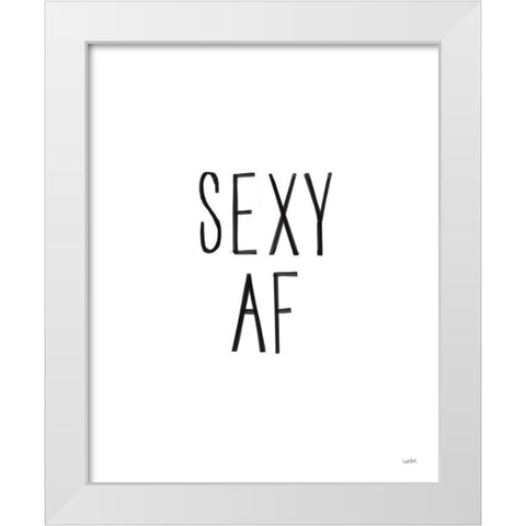 Valentines VI White Modern Wood Framed Art Print by York, Leah