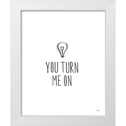 Valentines VII White Modern Wood Framed Art Print by York, Leah
